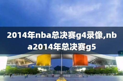 2014年nba总决赛g4录像,nba2014年总决赛g5