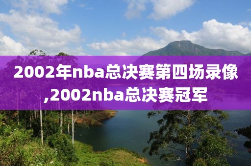 2002年nba总决赛第四场录像,2002nba总决赛冠军